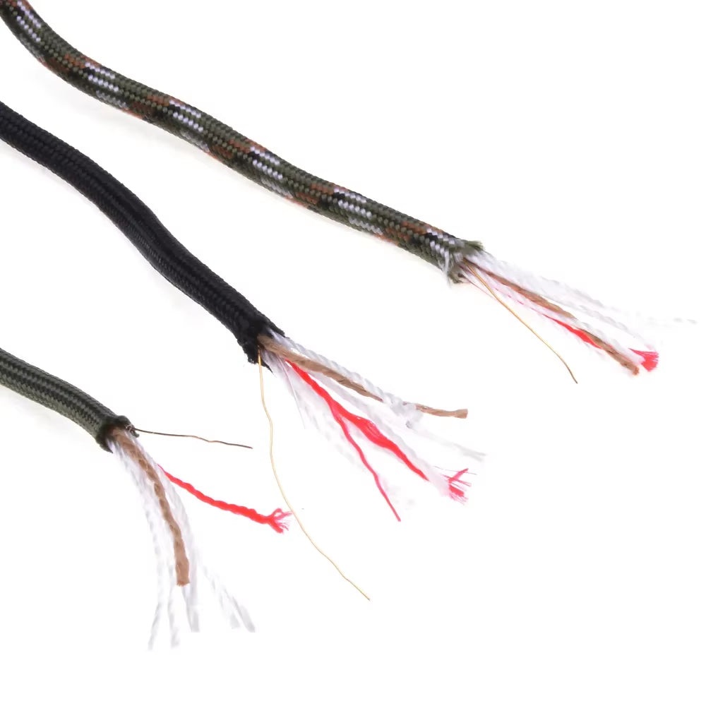 Kindling 550 33-100FT 10-Core Paracord 4Mm Outdoor Camping Survival Tool Fit PE Fire Rope Fishing Cotton Line Parachute Hiking