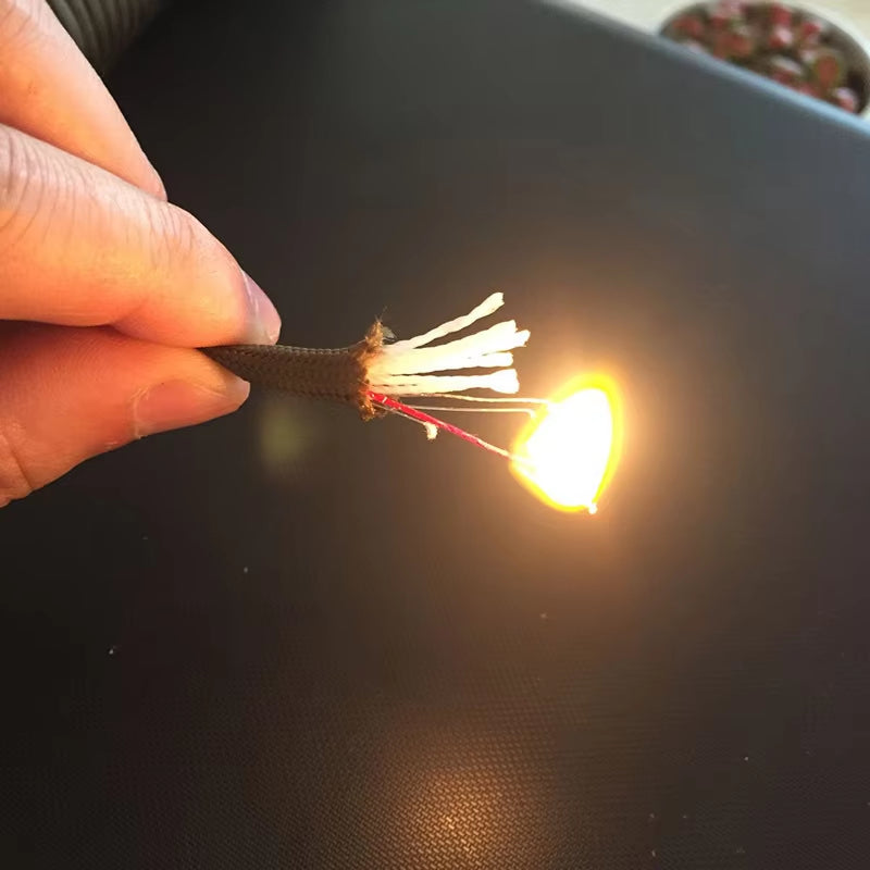 Kindling 550 33-100FT 10-Core Paracord 4Mm Outdoor Camping Survival Tool Fit PE Fire Rope Fishing Cotton Line Parachute Hiking