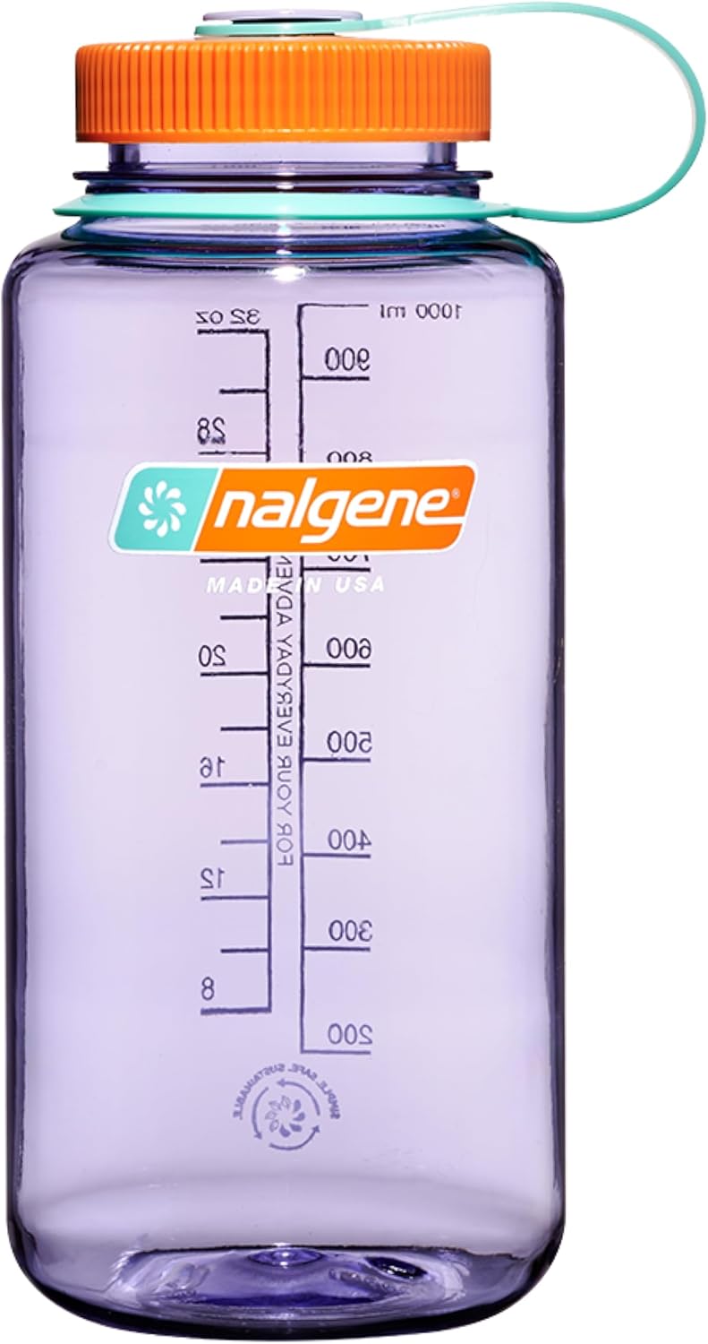 Wide Mouth Water Bottle, Spring Green, Tritan Material, Loop Top