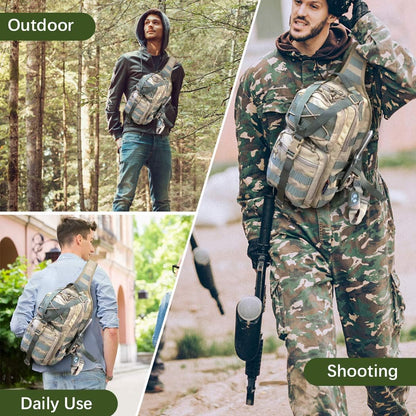 Slingshot Tactical Sling Pack, Military Rover Shoulder Sling Backpack, EDC Molle Assault Range Bag,Outdoor Sport Daypack for Every Day Carry,Trekking and Camping