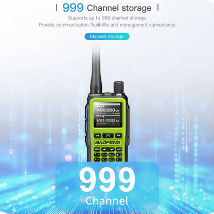 UV-5R Mini Walkie Talkie Multi Band Bluetooth Programming Wireless Copy Frequency 999CH Type-C Long Range Two Way Radio