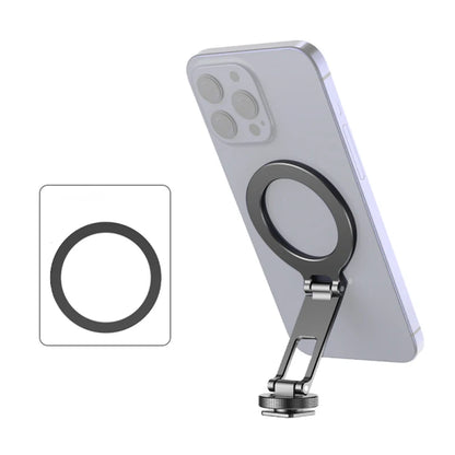 2 Options Magnetic Phone Mount Phone Holder Phone Tripod Mount with ARCA Connector Cold Shoe 1/4 Inch for I Phone 15/14/13/12