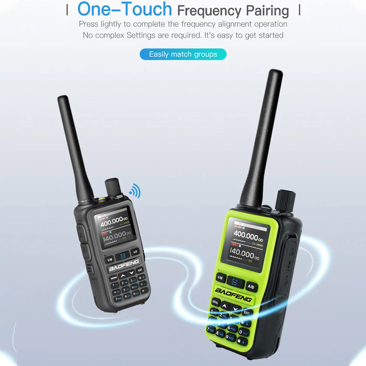 UV-5R Mini Walkie Talkie Multi Band Bluetooth Programming Wireless Copy Frequency 999CH Type-C Long Range Two Way Radio