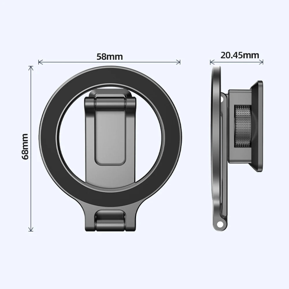 2 Options Magnetic Phone Mount Phone Holder Phone Tripod Mount with ARCA Connector Cold Shoe 1/4 Inch for I Phone 15/14/13/12