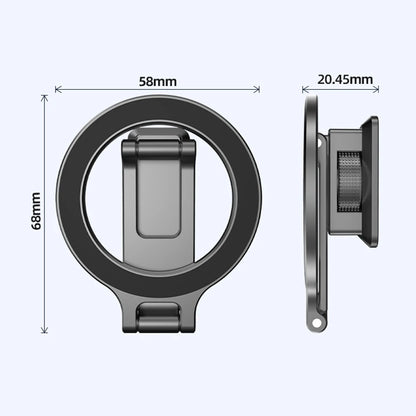 2 Options Magnetic Phone Mount Phone Holder Phone Tripod Mount with ARCA Connector Cold Shoe 1/4 Inch for I Phone 15/14/13/12