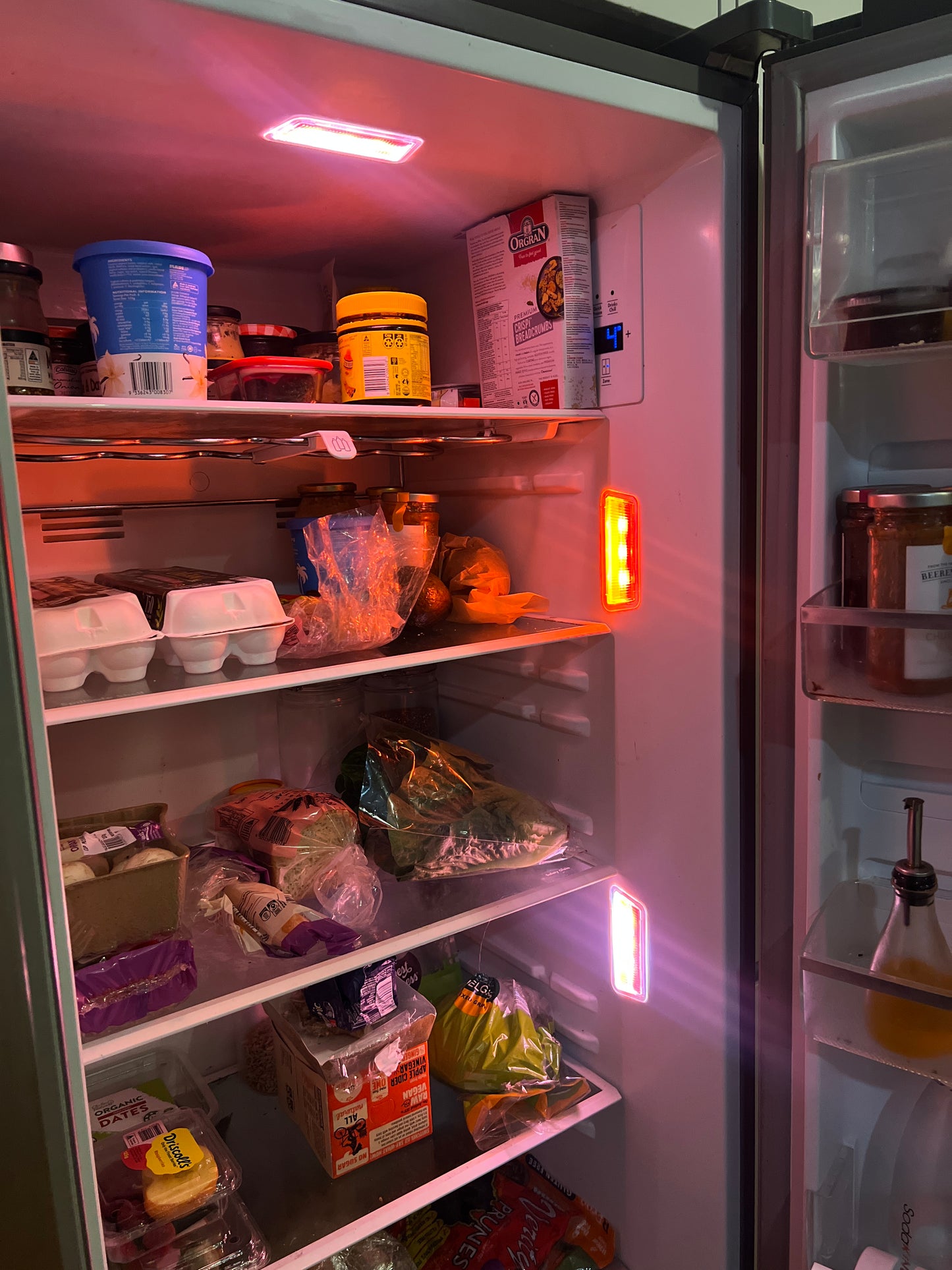 Amber Fridge LED covers