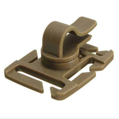 2PCS Rotatable Drinking Tube Clip Molle Hydration Bladder Drinking Straw Tube Trap Hose Webbing Clip for Camelbak Water Pack Bag